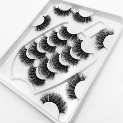 Neues Produkt 6d Nerz Samt Falsche Wimpern 8 Paare Natürliche Dicke Lockige Wimpern