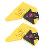 2pcs Trim Carpentry Aid Practical Portable Decorative Trim Bevel Cutting Guide Auxiliary Tool