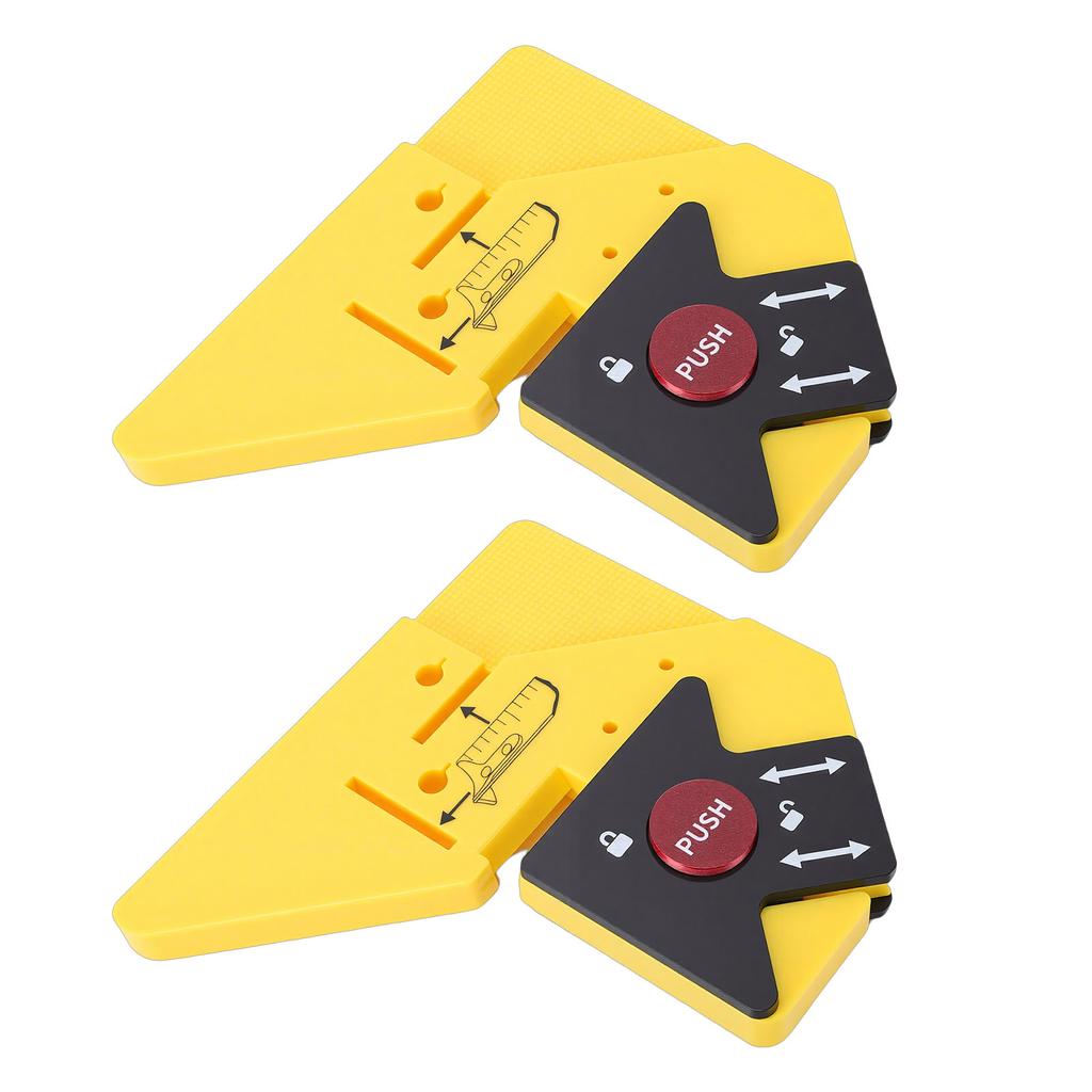 2pcs Trim Carpentry Aid Practical Portable Decorative Trim Bevel Cutting Guide Auxiliary Tool