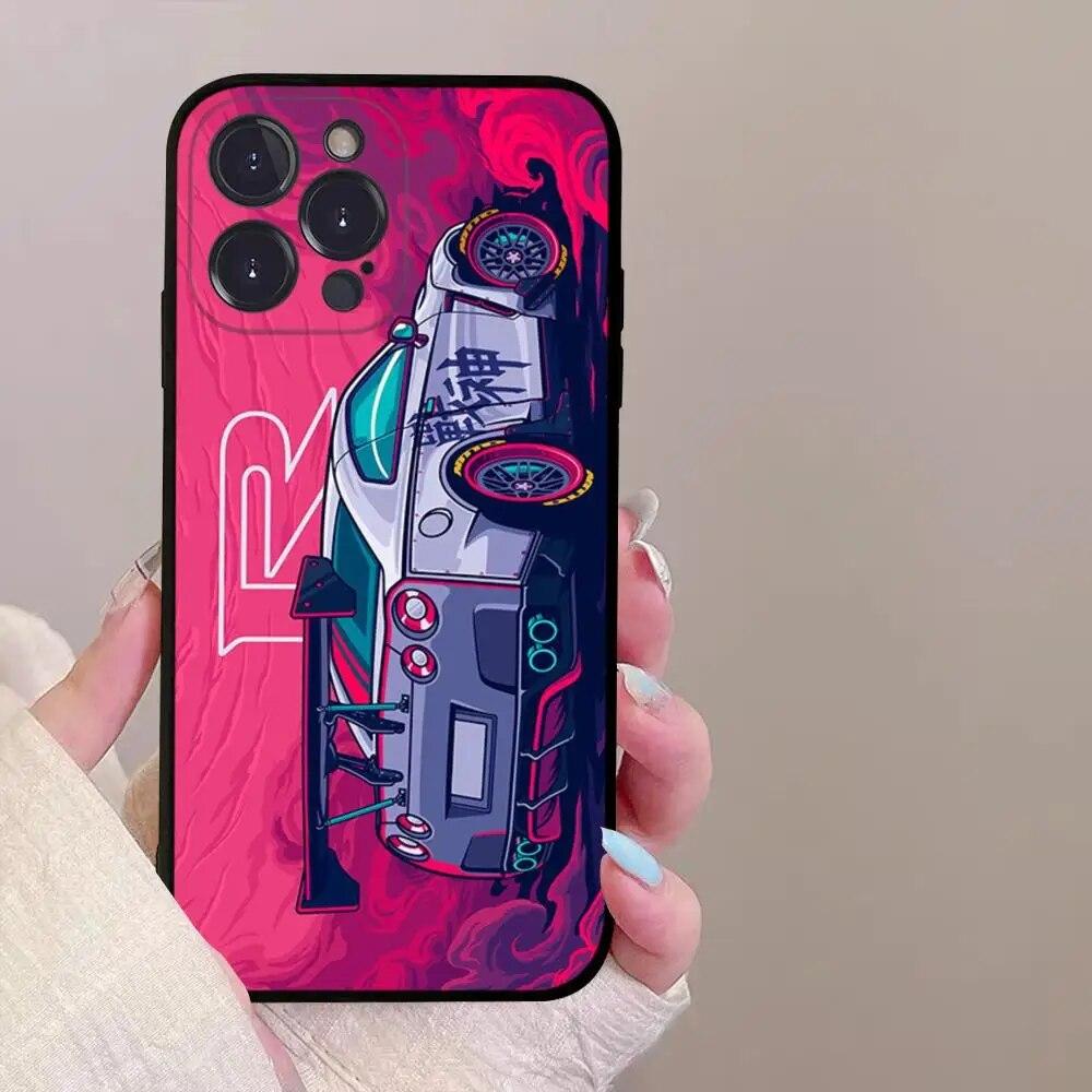 Fashion Animation Soft Lovely Phone For Iphone Max 13 6s Plus 6 11 14 Mini 12 X XS 7 XR 8 Pro Silicon Soft Silicone TPU Case Cover