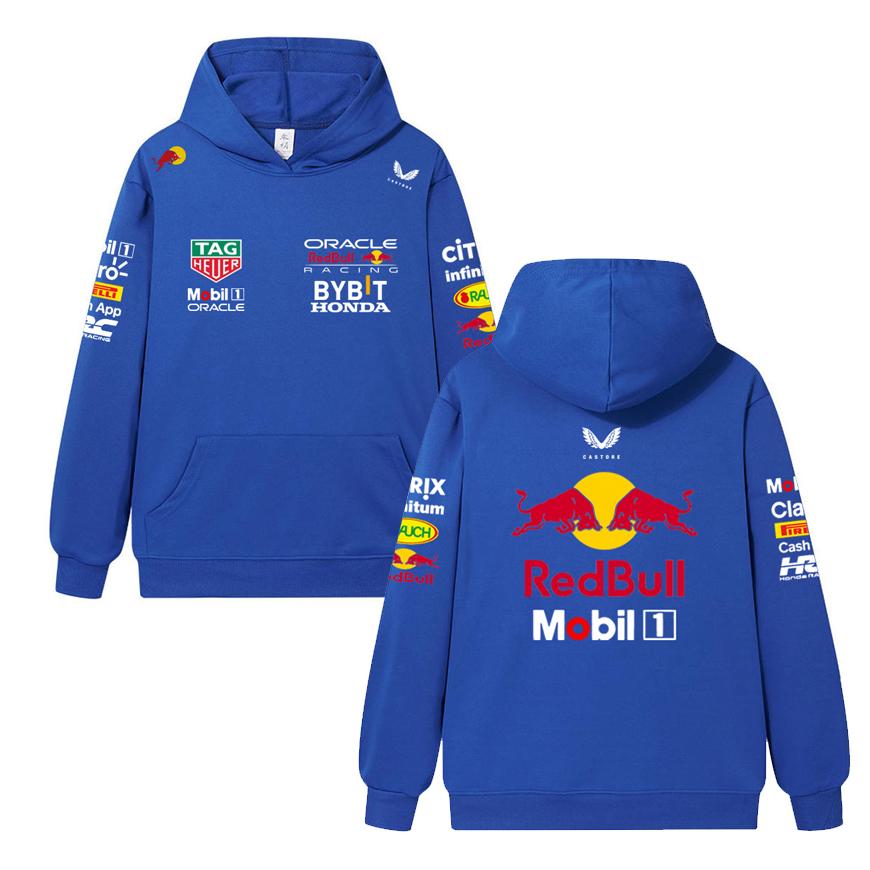 F1 Rennanzug, Red Bull Verstappen Team Uniform, Frühjahrs- und Herbst-Hoodie