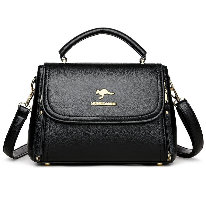 

Hot-selling bags women s soft leather simple messenger shoulder bag mother commuting large-capacity versatile mini handbag