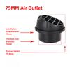 Air Vent Outlet 42/60/75mm Diesel Heater Vent Outlet Diesel Parking Heater Ducting Warm for Webasto Diesel Parking Heater