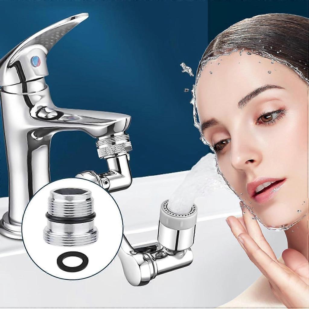 Mixer Tap Adapter M18.5 To M22 Compatible with IKEAGROHE Neo Pe Rl and Others Metal Faucet Connector for Connecting Aerators To Faucet Less