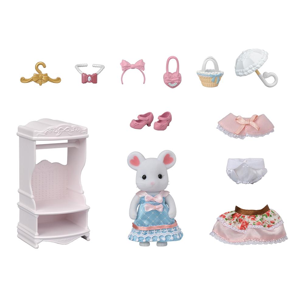 

Sylvanian Families 5540 Town Girl Series: Sugar Sweet Fashion Coordinate Set
