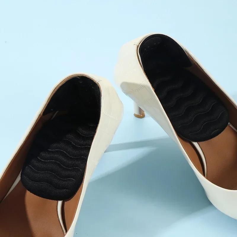 New Silicone Non-slip T-Shaped Heel Protectors Women Shoe Pads Pain Relief Foot Care Products Soft Thickened Shoes Insoles 1Pair