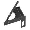 3D Woodworking Angle Ruler Half Round Triangular Ruler Multi Angle Measuring   Protractor 0-180 Degree  