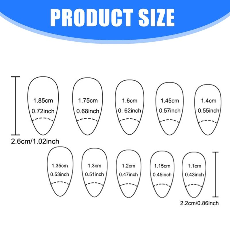 Gradient Press On Nail Almond Fake Nail Glossy Stick On Acrylic Nail Natural Omber Glues  On False Nail for Women Girls