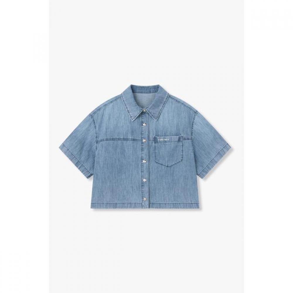 

Vov Light Half Sleeve Denim Shirt 7156355001 Blue/S