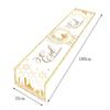 Eid Mubarak Table Runner Al-fitr Decor 13 X 70 Inch Decoration Star Moon Tablecloth