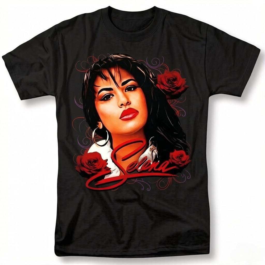 

Selena Quatiniara Shirt Classic Vintage Pattern HighQuality Fashion Comfortable Trendy Versatile Suitable for All Seasons 4XL