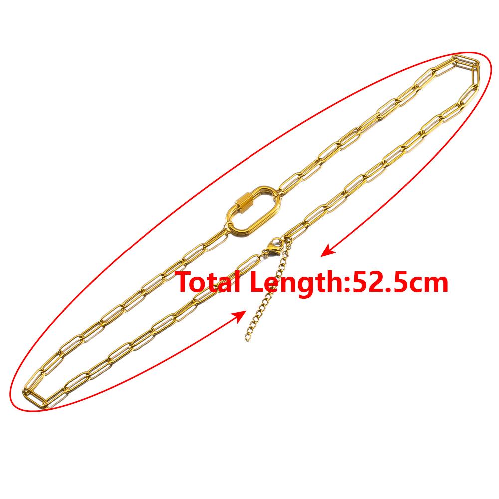 

1 шт. Полуфабрикат-рамка из нержавеющей стали, цепочка-подвеска и регулируемая удлинительная цепочка, застежка-лобстер для изготовления ожерелий и украшений своими руками 1pc