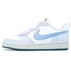 Nike Court Borough Maris Sal Bubble Low top Skateboard Shoes Women's White Blue BQ5448-017(Team1321-)