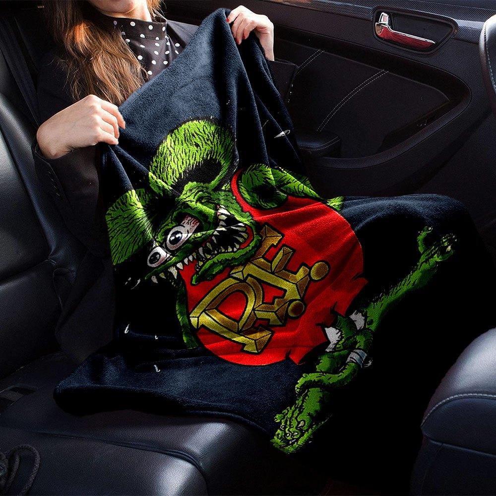 1pc Rat Finks 1 Blanket Soft Warm Throw for Home, Office, Travel All Season Cozy Bedding Gift, Office Cozy Accessory