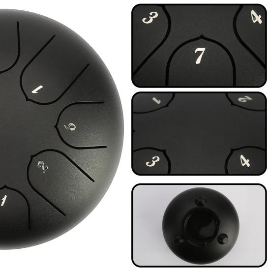 8 Notes 6 Inches Tongue Tank Panda Drum Steel Percussion with Bag and Mallets for Adult Kids Beginner Pros