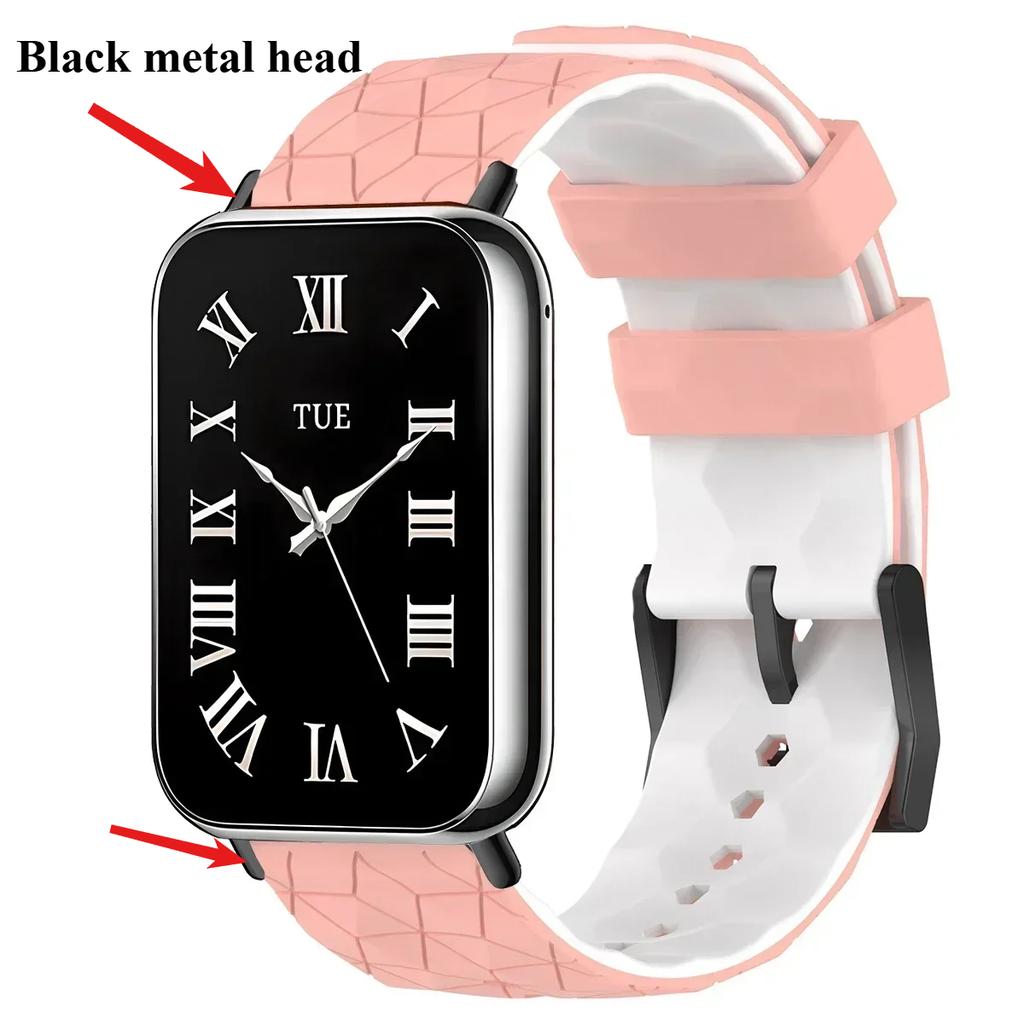 Football Pattern Silicone Strap For Xiaomi Mi Band 7 8 Pro Replacement Smartwatch Wrist Bracelet Correa for Redmi watch 4 Strap