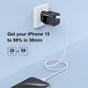 Korea Stecker PD25W 2 Ports Mini USB C Schnellladegerät für iPhone 15 11 Pro Max Xiaomi Handy Schnellladeadapter für Reisen