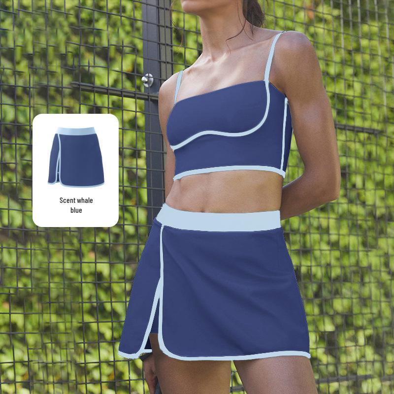 Высокоэластичный набор для фитнеса и йоги: Спортивный бюстгальтер, Топ, Шорты и Подтяжки для Бега и Пилатеса Extra Extra Large