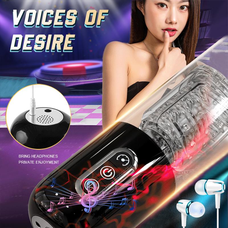 2025 Automatic Sucking Telescopic Rotating Masturbation Cup Male Sex Toys 5D Sensual Big Granules Real Vagina Pocket Oral Sex Adult 18+