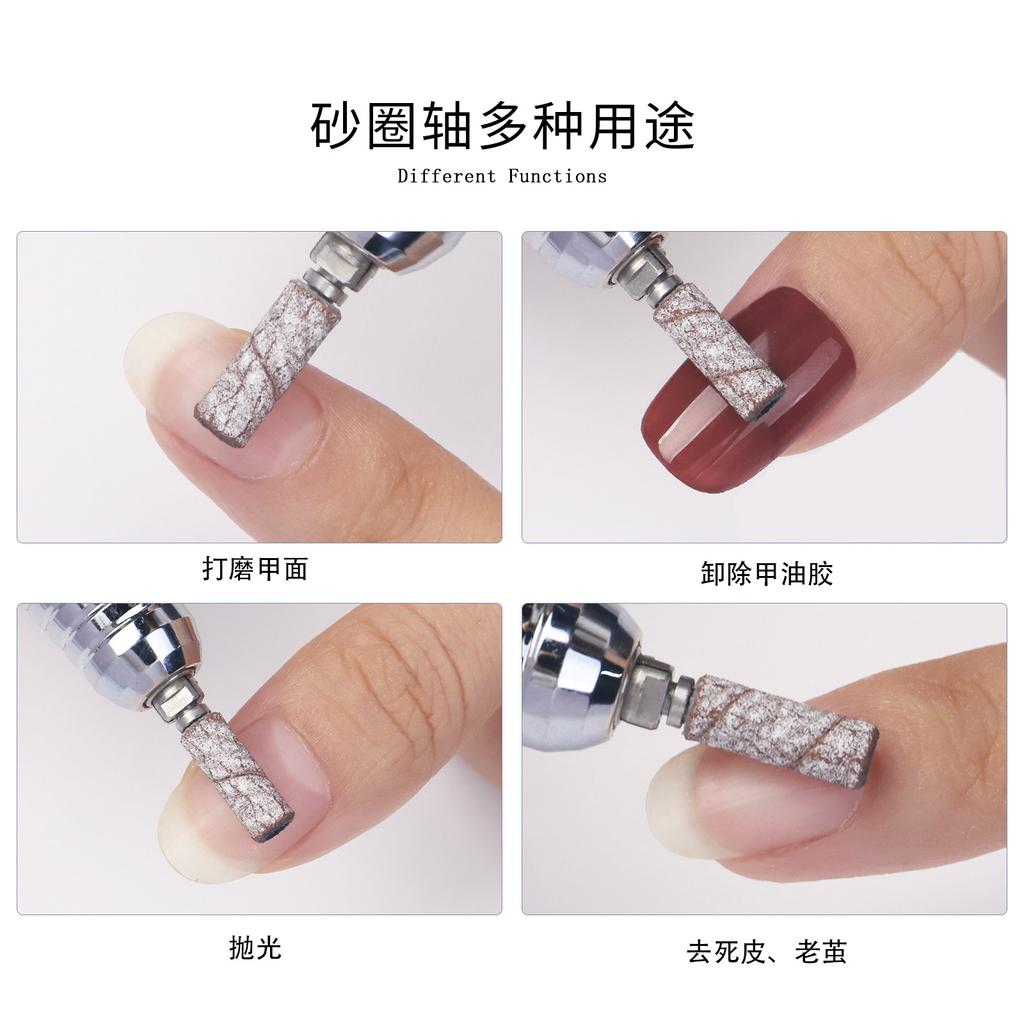Nail Art Small Sand Ring Bearing Nail Polishing Nail Art Remover Nail Art Polishing Exfoliating Shaft Tool