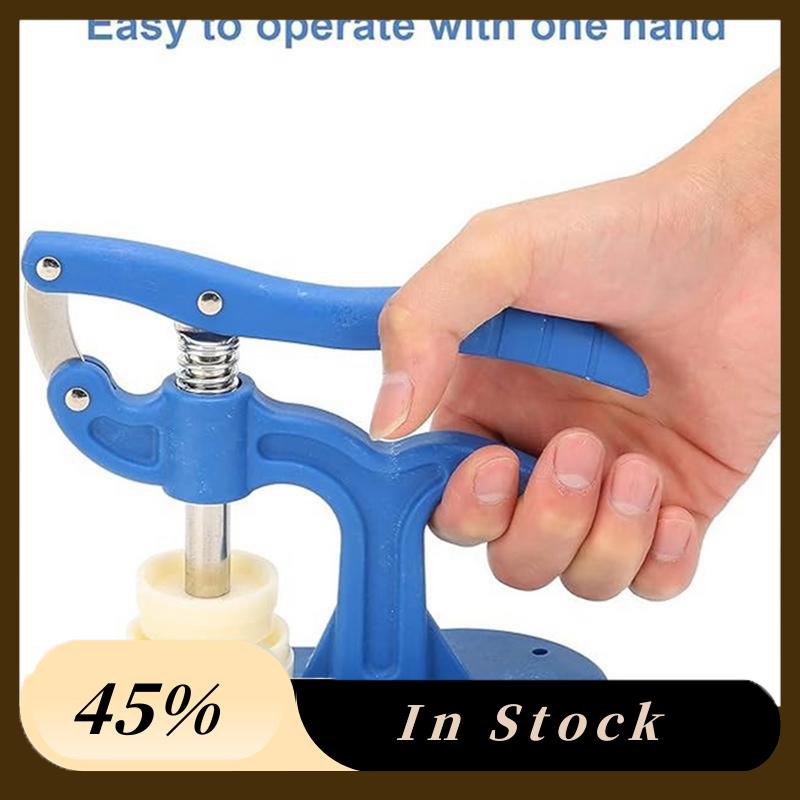 A60Z Top Watch Pressing Set Professional Pressing Tool Watch Back Case Pressing Repair Kit With 12Peices Fitting Dies Anti-Slip