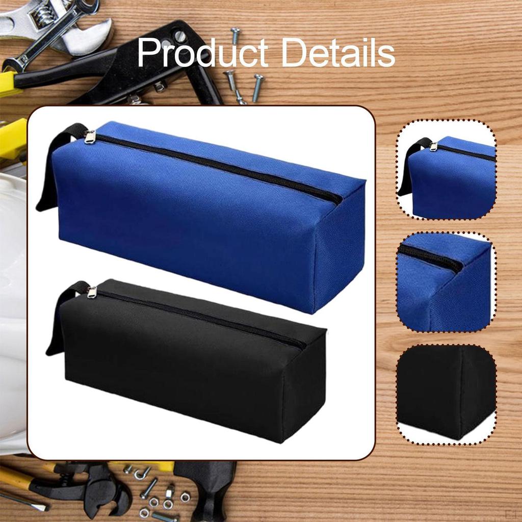 2 Stück Kleine Werkzeugtaschen Aufbewahrungsorganizer Reißverschlusstasche für Arbeitszimmer Garage