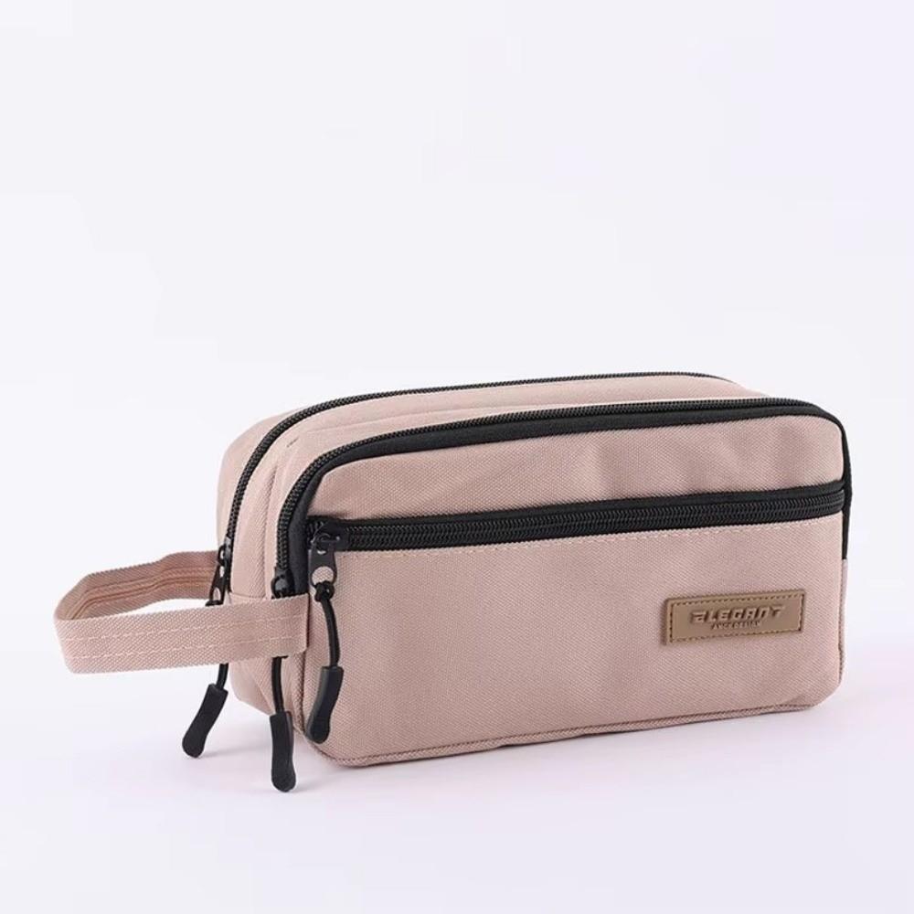 Portable 3 Layers Pencil Case Oxford Large Capacity Pen Case Multi-purpose Pencil Pouch School Supplies