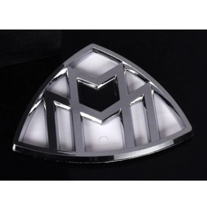 Car Wheel Cap Steering emblem Shell Sticker Chrome Emblem For Maybach Hood Lay Stand Logo S500 S600 V12 Side Fender Trunk Badge