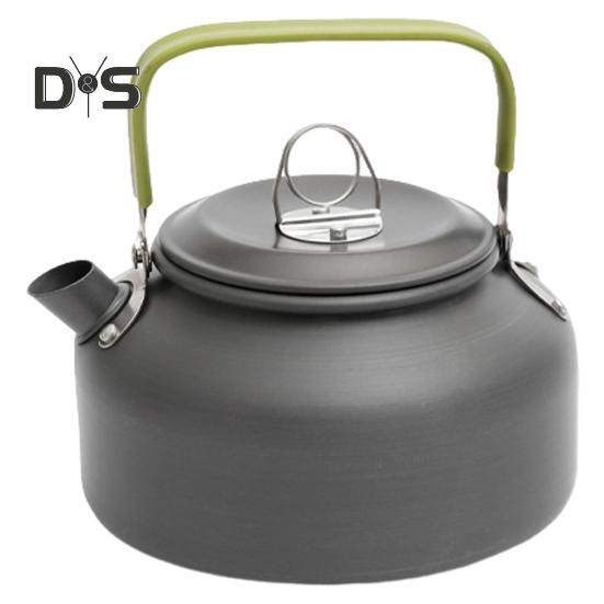 0.8/1.1/1.2L Aluminum Alloy Camping Kettle Portable Lightweight Large Capacity Outdoor Traveling Hiking Picnic Coffee Pot Tea Kettle