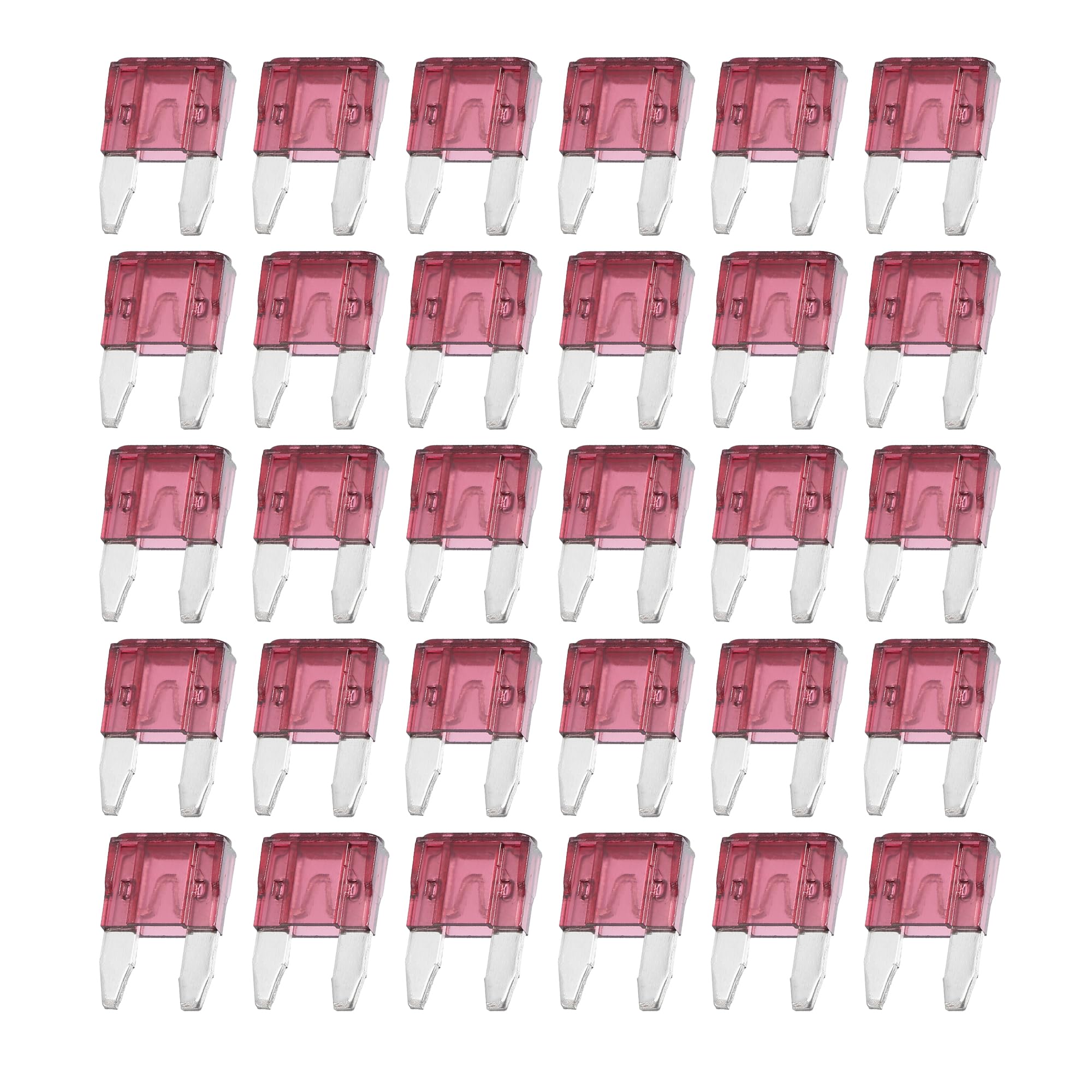 

X AUTOHAUX 30pcs Mini Style Fuse 40A Style Fuse Vehicle Fuse Replacement for Boat Truck SUV RV Motorcycle