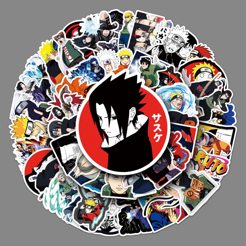 54 Japanese Cartoon Personalized Decorative Laptop Suitcase Car Scooter Stickers