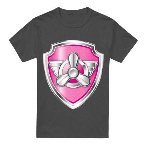 Paw Patrol Unisex Adult Skye Badge T-Shirt