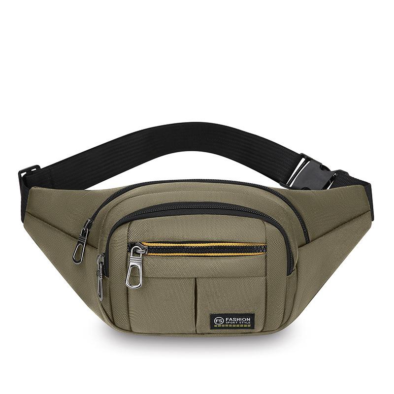 Multifunctional Portable Sports Purse Outdoor Leisure Simple One-shoulder Messenger Bag Large Capacity Portable Fashion Chest Bag Male