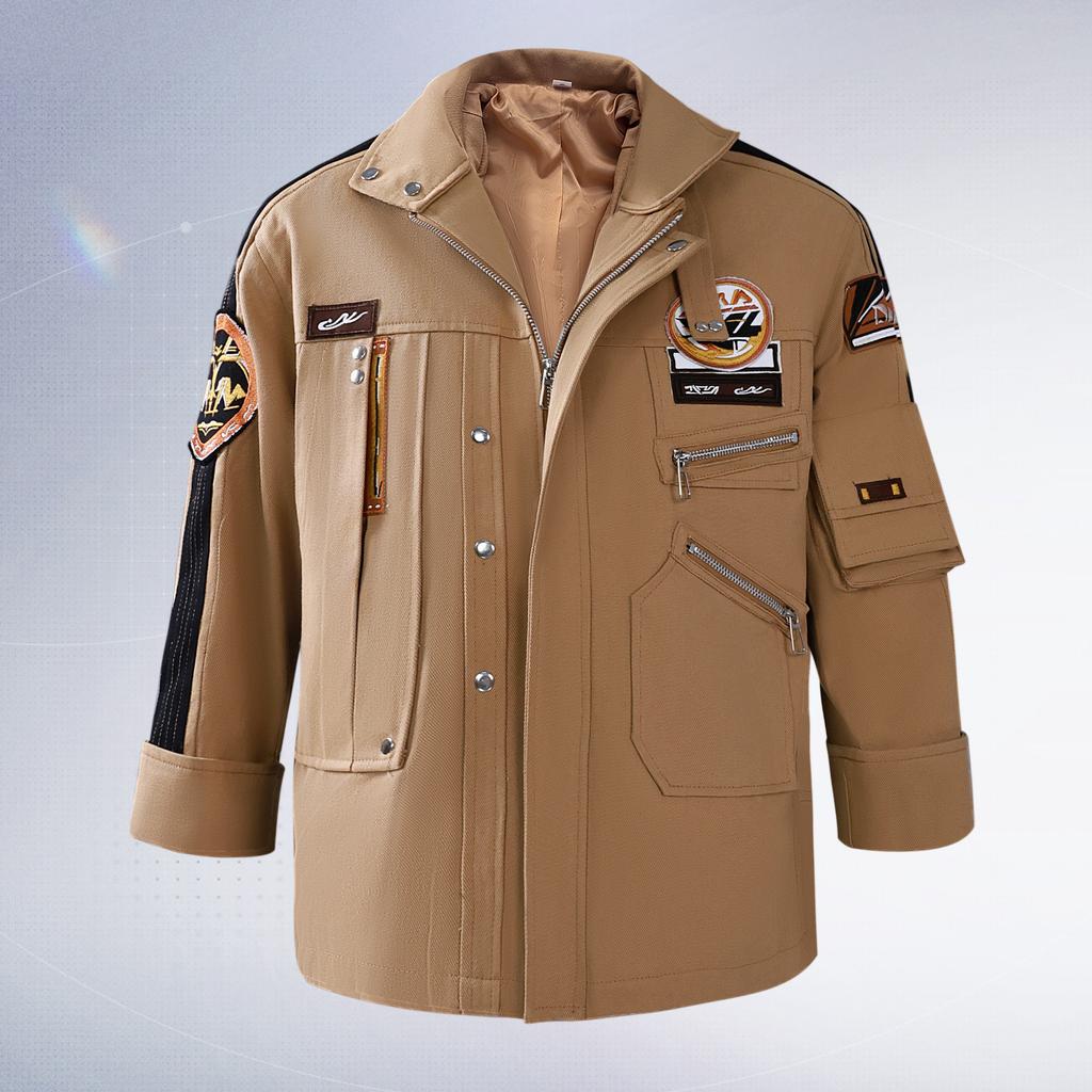 Spiel Love And Deepspace Cosplay Caleb Kindheitsfreund Cos Kostüm Jacke Überschallmantel Xia Yizhoudaywear Metall Quadrat Kostüm
