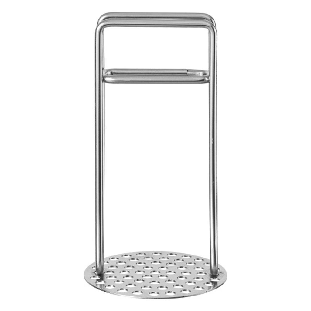 304 SUS Potato Press Stainless Steel Potato Press Manual Masher Kitchen Gadget Potato Garlic Press
