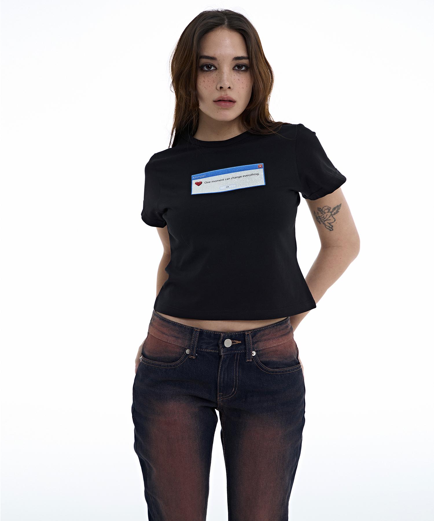 Minimal Fair Error 404 Tee Free