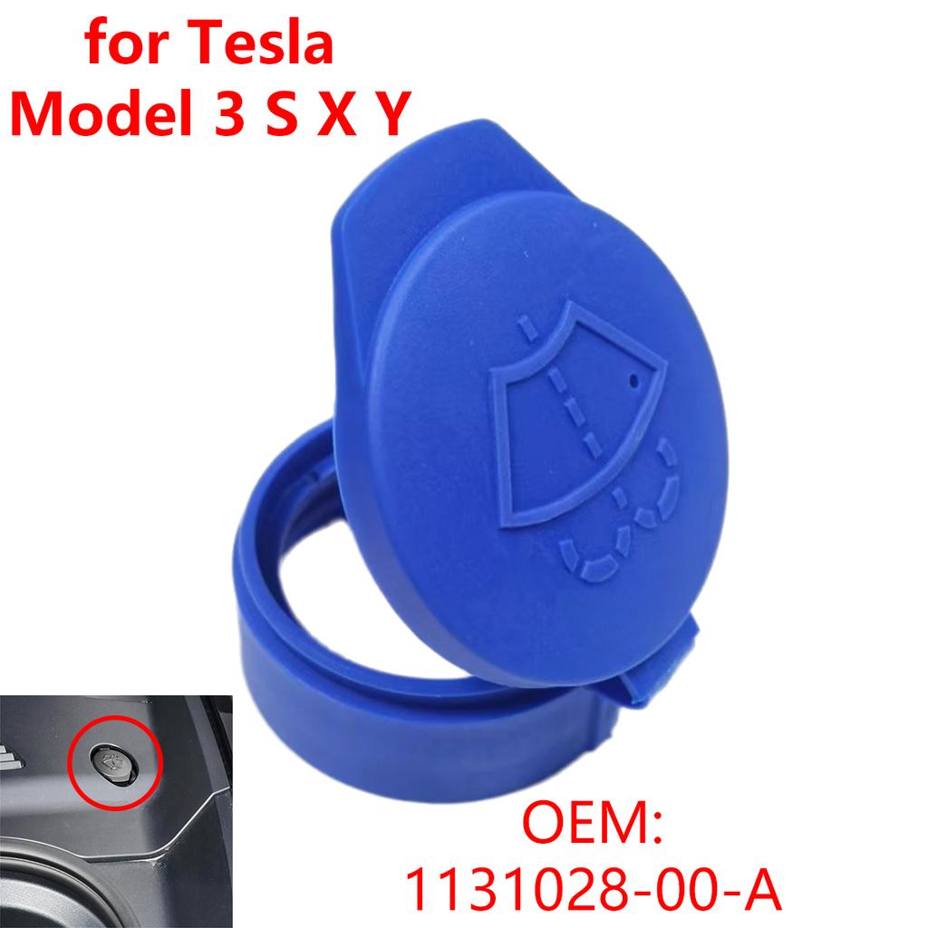 113102800A for Tesla Model 3 S X Y Car Windshield Wiper Washer Fluid Reservoir Tank Bottle Cap Cover Hoses Windshield Washer 1