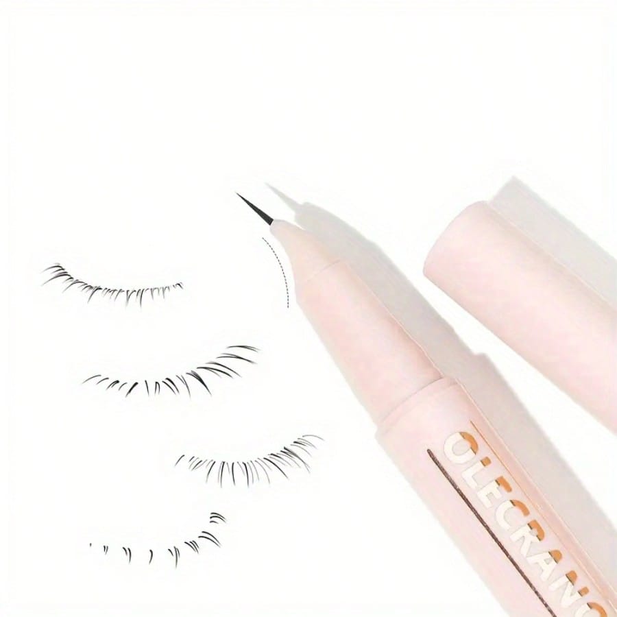 Ultra-Fine Angled Eyebrow Pencil Ultra-Fine Pen Tip, Curved Tip Eyeliner Pen For Lower Lashes Long-Lasting Waterproof Brow Makeup For Beginners