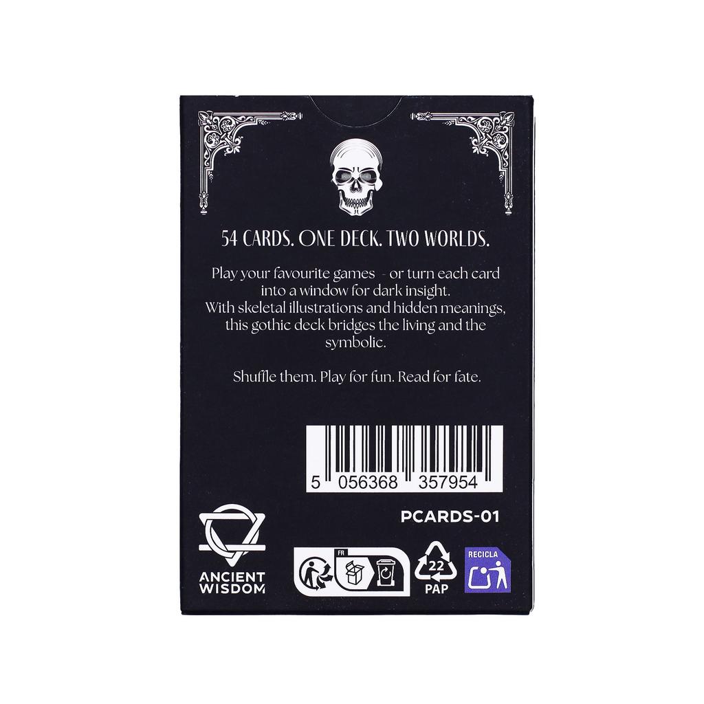 6x Memento Mori Gothic Playing & Oracle Cards