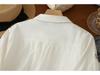 Women's Artistic Cartoon Embroidery Cotton Gauze Long Sleeve Shirt - Fresh & Soft Skin-Friendly Top