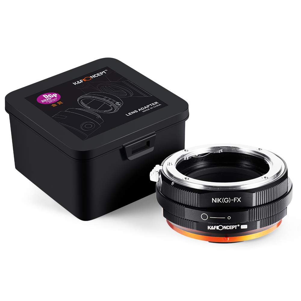 CONCEPT Mount Adapter PRO II for Nikon and Lenses to Fujifilm FX and Matte and Infinity Available Direct from the K&F NIK-FX F-Mount G-Type X-Mount