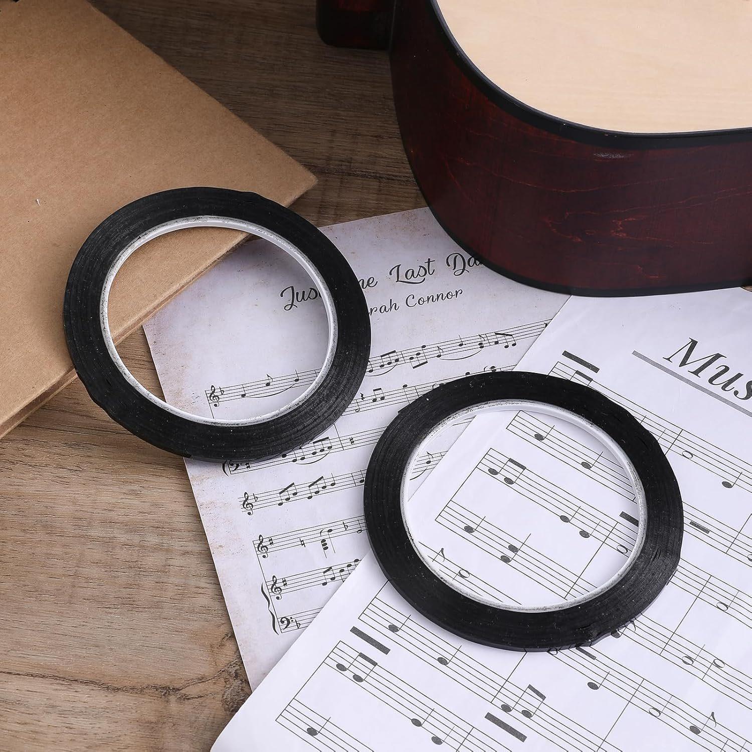 

2 рулона скрипичной ленты для грифа 216 футов/66 м лента для скрипки лента для виолончели лента для инструментов лента для скрипки лента для скрипки Black