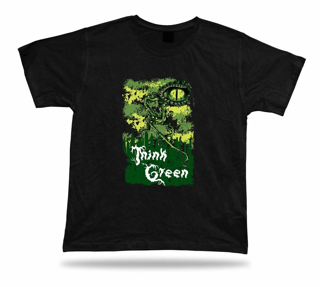 Think Green One Eye Thorn Monster Cool Tshirt Design Birthday Gift Present