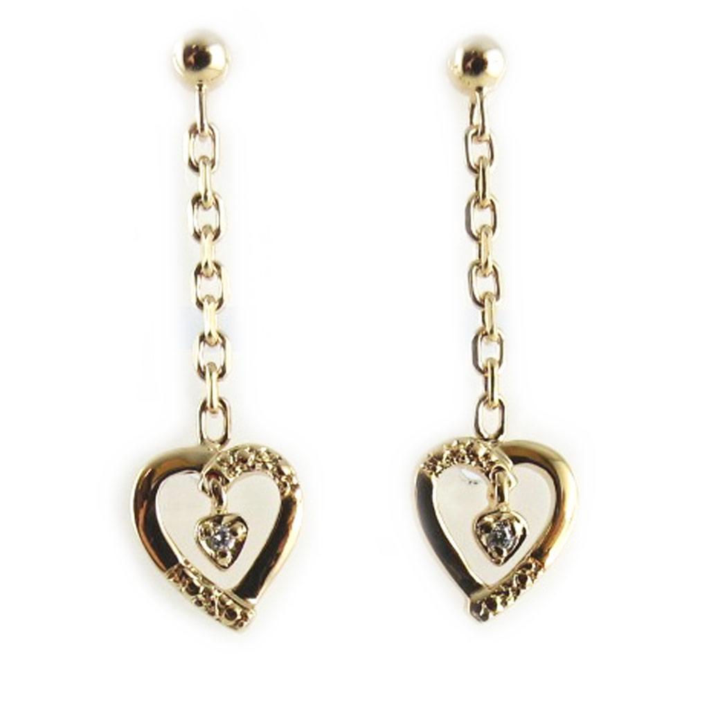 Altesse [L1767] - Gold Plated 'Love' Earrings