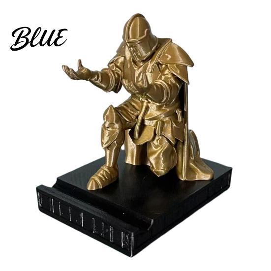 Ninja Desk Armor Warrior Knight Holder Pen Decor Kneeling 3D Printed Desktop Decoration Organizer Executive Rest for Office