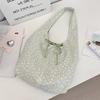 New Lace-up Light Shoulder Bag Summer Large-capacity Vest Bag Bow Commuter Tote Bag