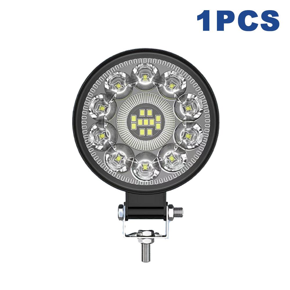 Auto Work Light 63W Led Light Round Square LED Offroad LED Bar 3 Inch Spot Flood Fog Lamp12V 24V Off Road 4x4 Led Headlight