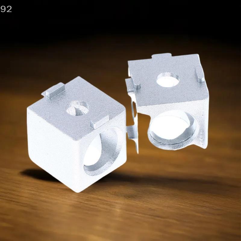 Single Piece of Aluminum Cube Corner Connector, Model 2020 3030, Fastener for Aluminum Profiles.
