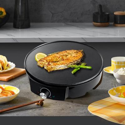 Pancake Maker Machine, Crepe Making Tools, Multipurpose 30cm Round Pan Machine for Omelettes,