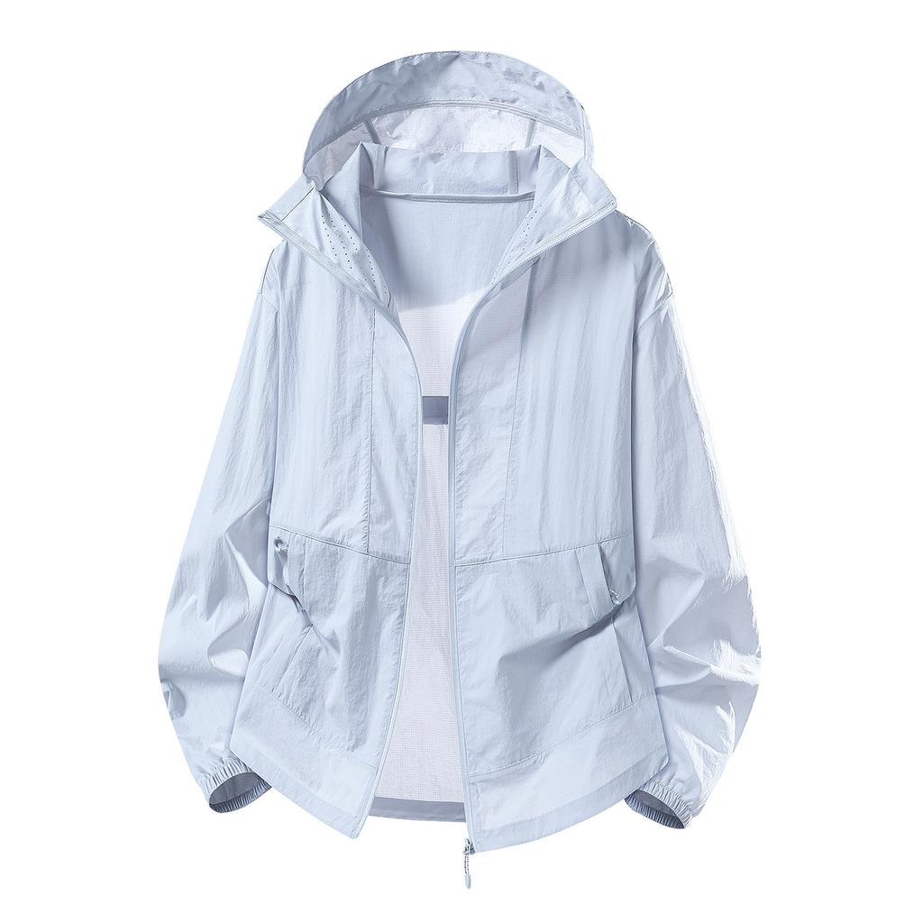 Lightweight ice silk sunscreen clothing 1011 new outdoor UV protection thin sunscreen clothing men's light and breathable